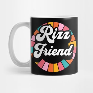 Rizz Friend | Pal | Best friend | W Riz | Rizzler | Rizz god | Funny gamer meme | Streaming | Rizzard Mug